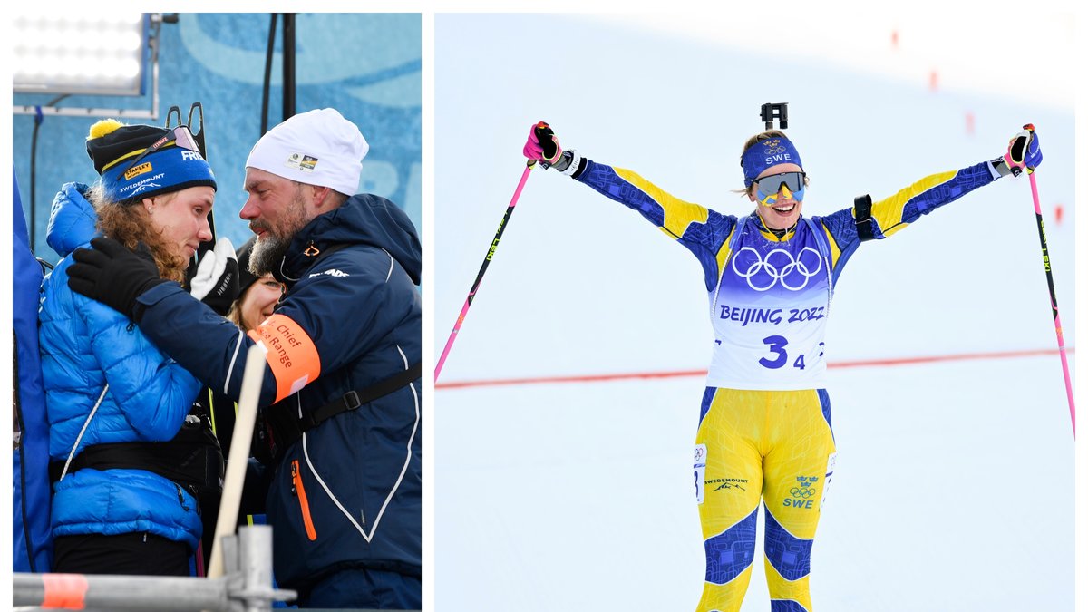 Hanna Öberg och Elvira Öberg är historiska efter dagens OS-guld i Peking.